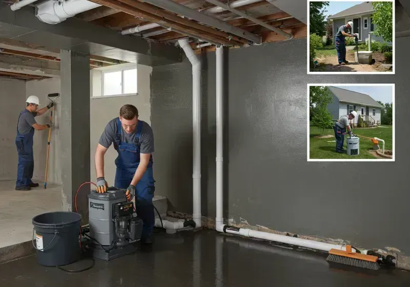 Basement Waterproofing and Flood Prevention process in Chatham, IL